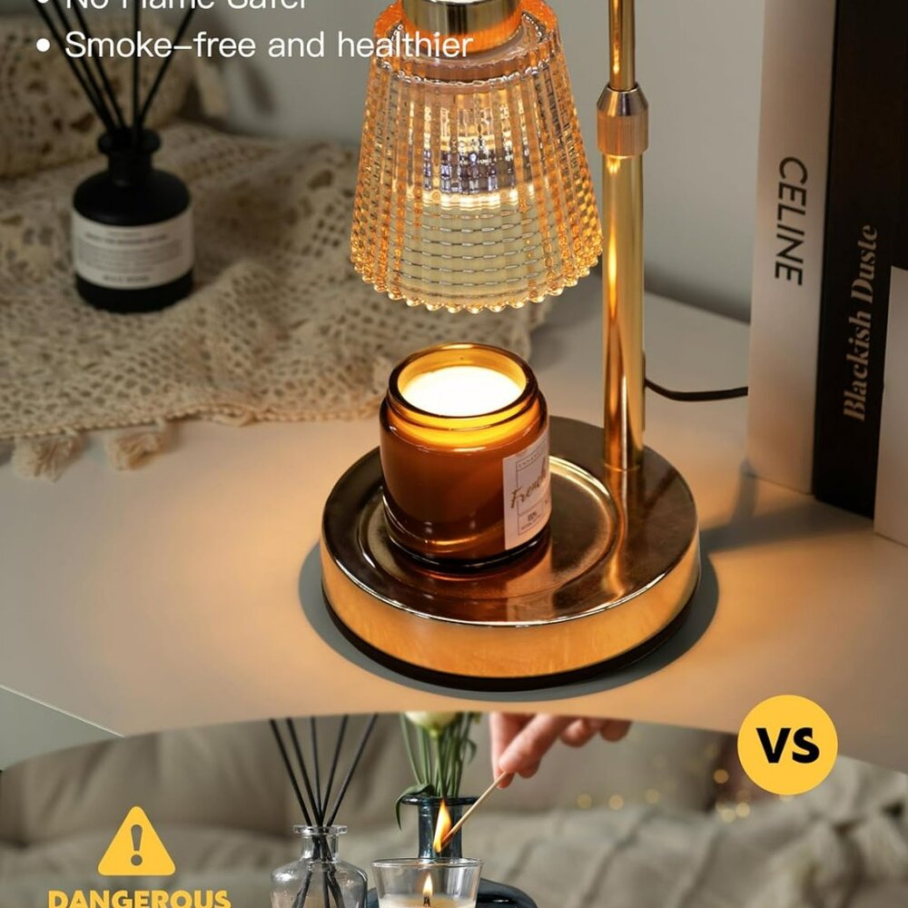 Candle Warmer Lamp With Timer Dimmable, Birthday … - image 3